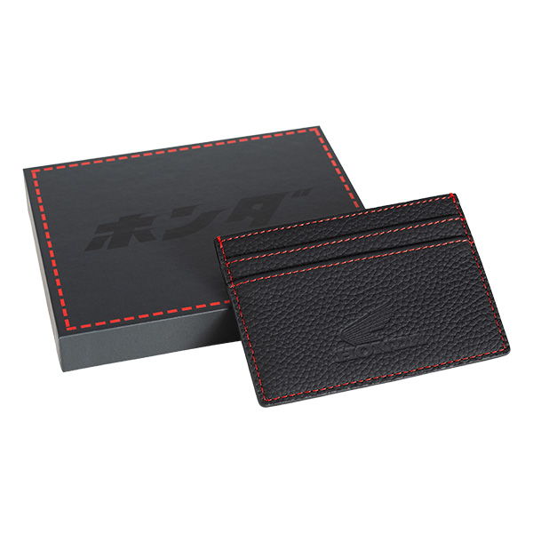 08AUD TAC 003 BACK HONDA HTG LEATHER WALLET