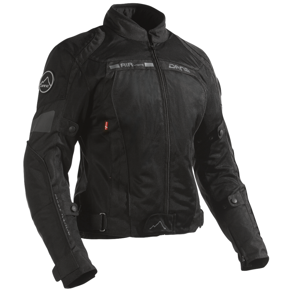 Dane Fano Sort Damejakke For