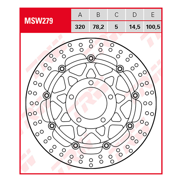 Trw Brake Discs Disc Msw297