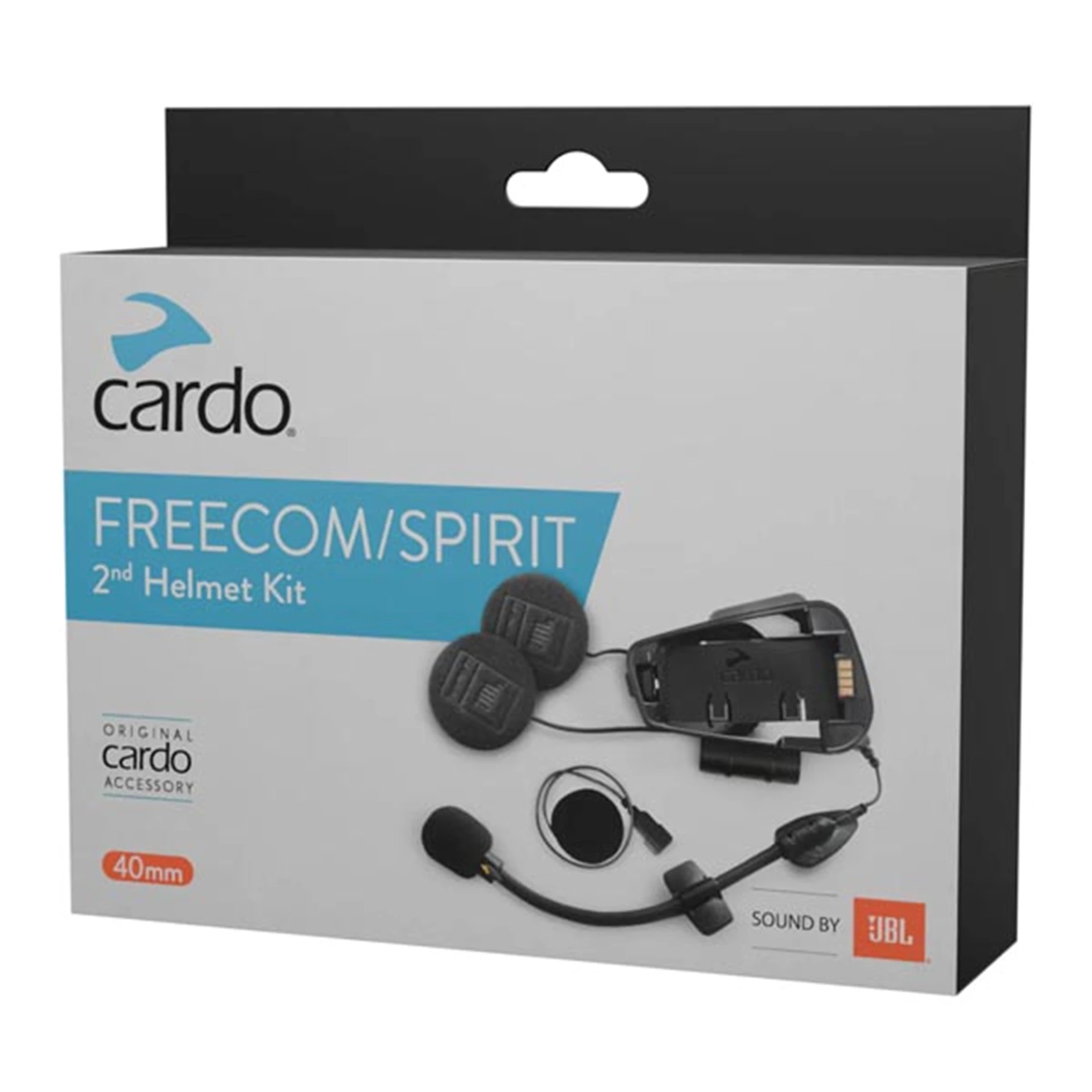 FREECOMX SPIRIT2NDHELMETJBLKITPKG