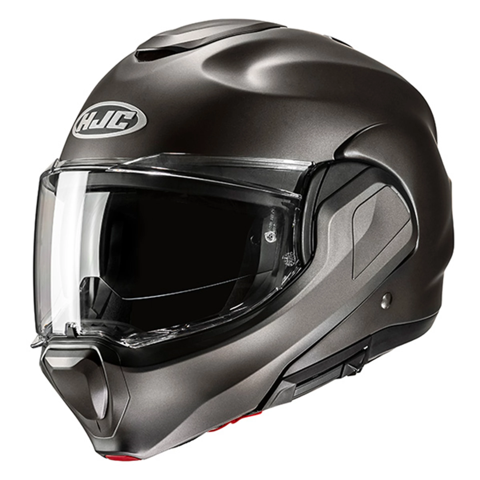 F100 SOLID SEMI FLAT TITANIUM 1 HJC Full Fa