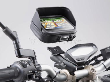 GPS holder kit uni 22-28mm med M - MotoStore