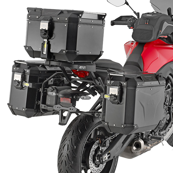 PLO2177CAM Pannier Holder Mounted On Givi Yamaha Tracer7 25