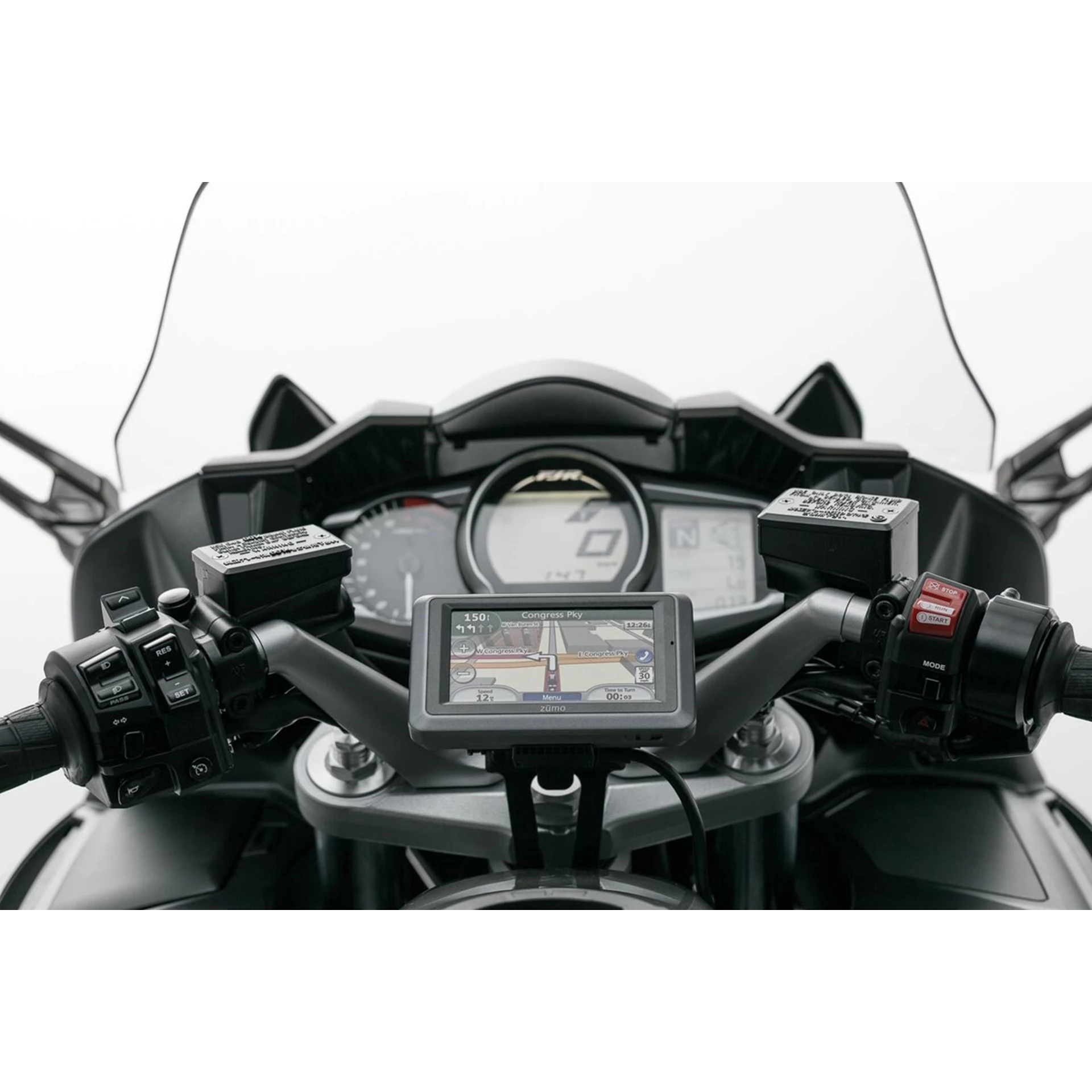 i dag sympati imod GPS holder på styrholder FJR1300 04- - MotoStore