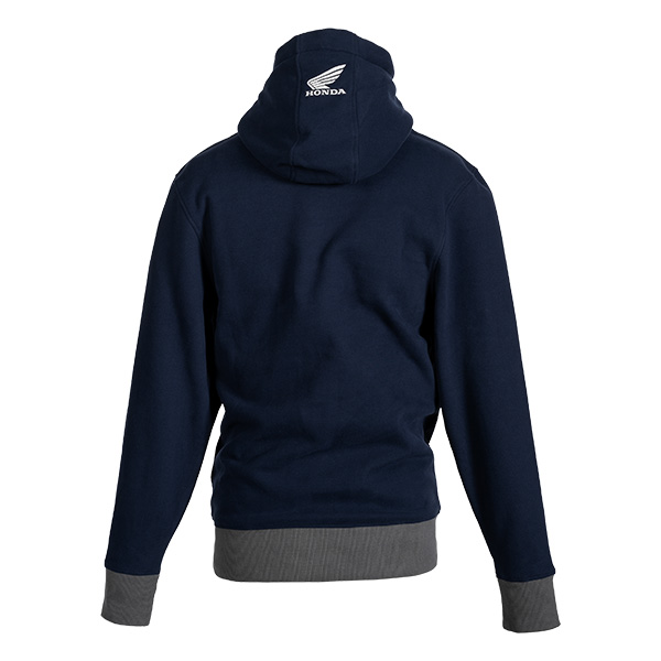 08AUD THD 005 BACK HONDA TRIBUTE MONKEY HOODIE BLUE