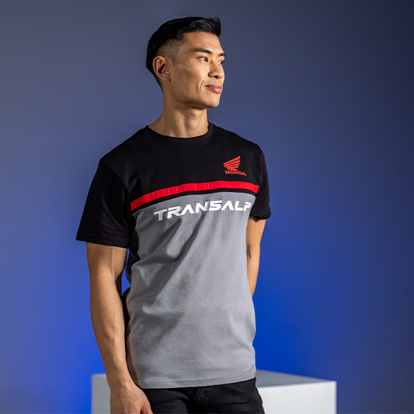 26YM Apparel Location Tribute 08AUD TEE 009M HONDA TRIBUTE TRANSALP TEE
