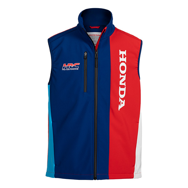 08AUD TVE 001 FRONT HRC HONDA RACING VEST