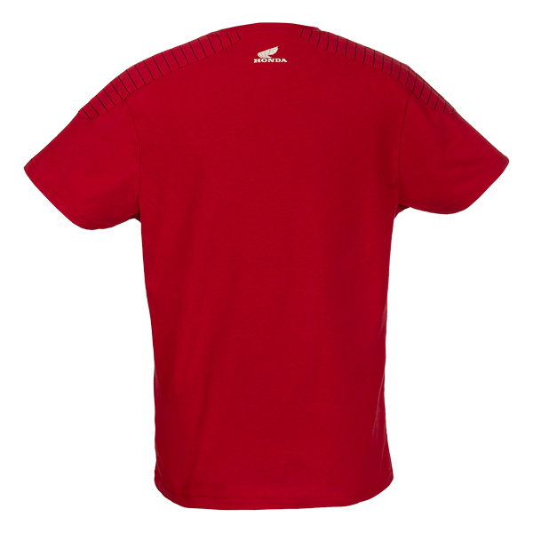 08AUD TTE 004C BACK HONDA JAPAN LETTERING HTG TEE RED