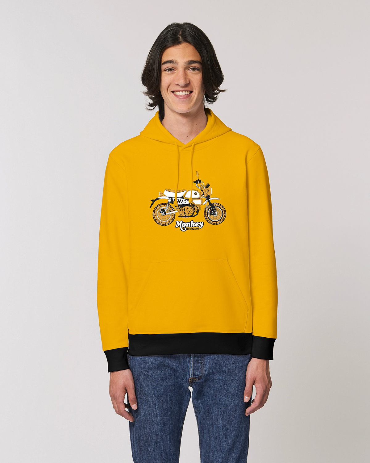 08AUD PHO 2 Monkey Hoodie Model Front