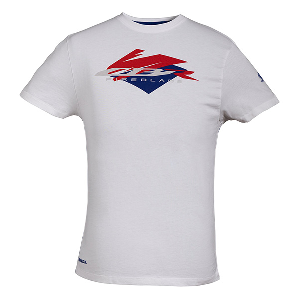 CBR Tee Shirt White Front 08AUDNTE002W