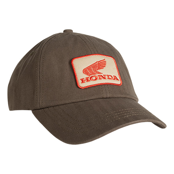 08AUD THA 008 FRONT HONDA PATCH HTG BBALL CAP SAND