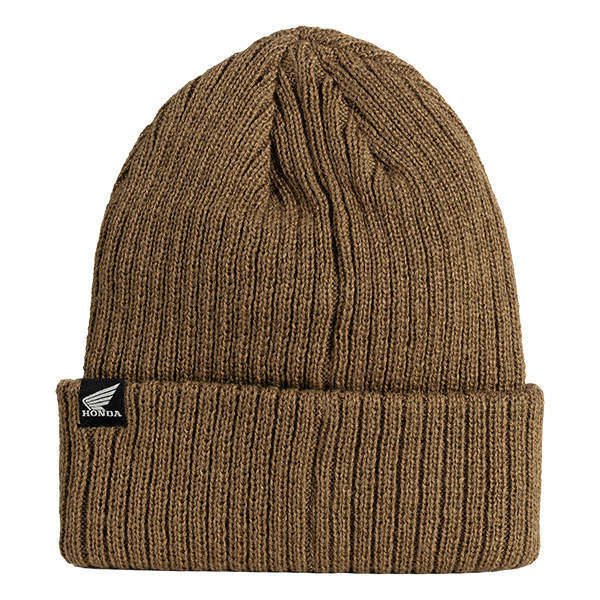 08AUD THA 004 BACK HONDA HTG PATCH BEANIE SAND