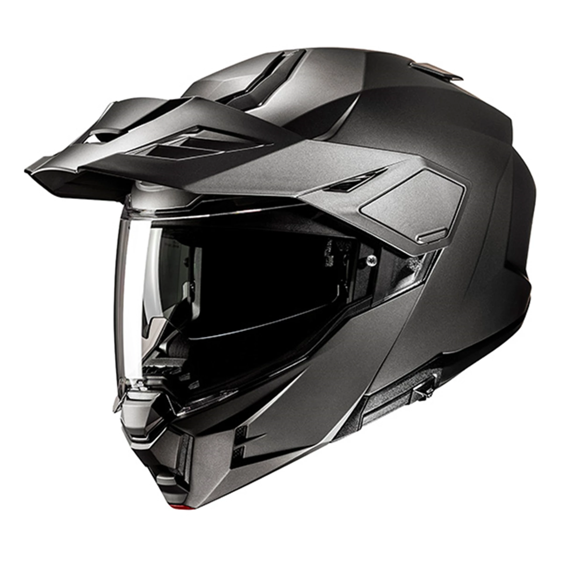 I80 SOLID SEMI FLAT TITANIUM 1 HJC Full Fa