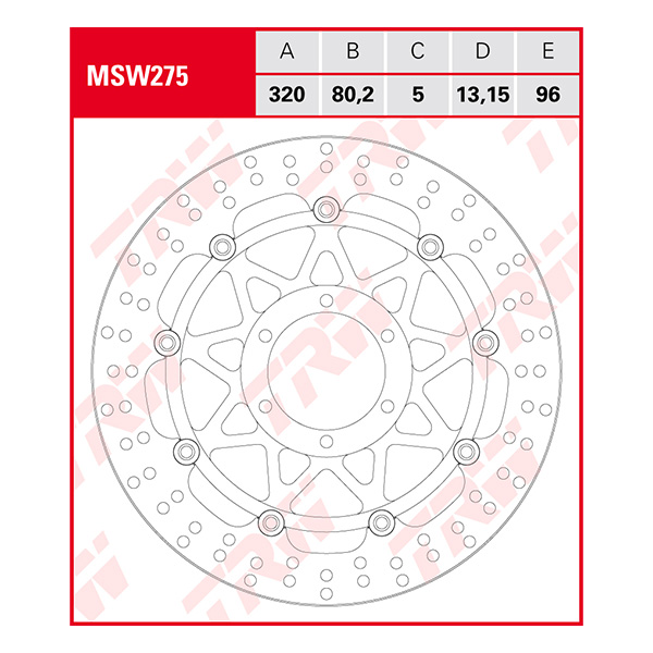 Trw Brake Discs Disc Msw275