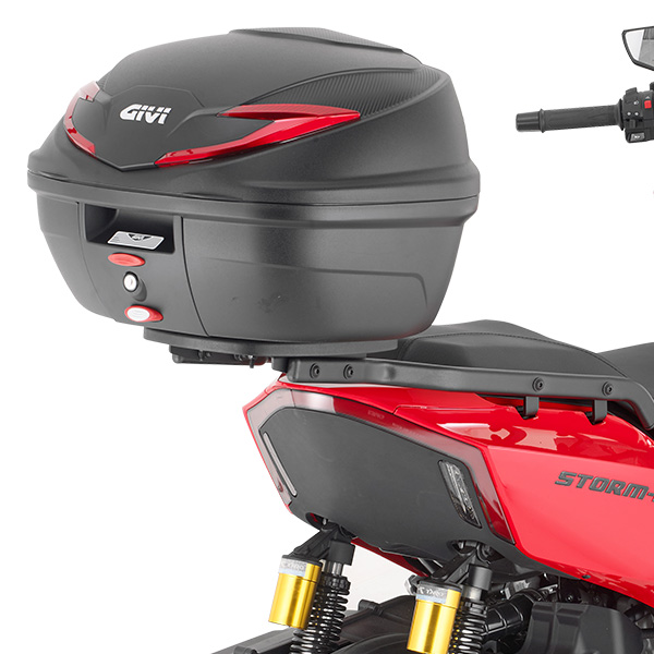 B39N Topcase Mounted On Givi Wottan Stormr125 22