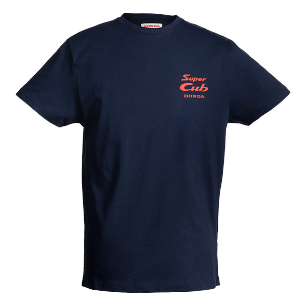 08AUD TEE 010A FRONT HONDA TRIBUTE SUPERCUB TEE NAVY BLUE