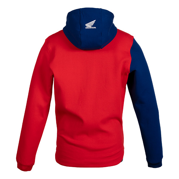 08AUD THD 001 BACK HRC HONDA RACING FULL ZIP HOODIE