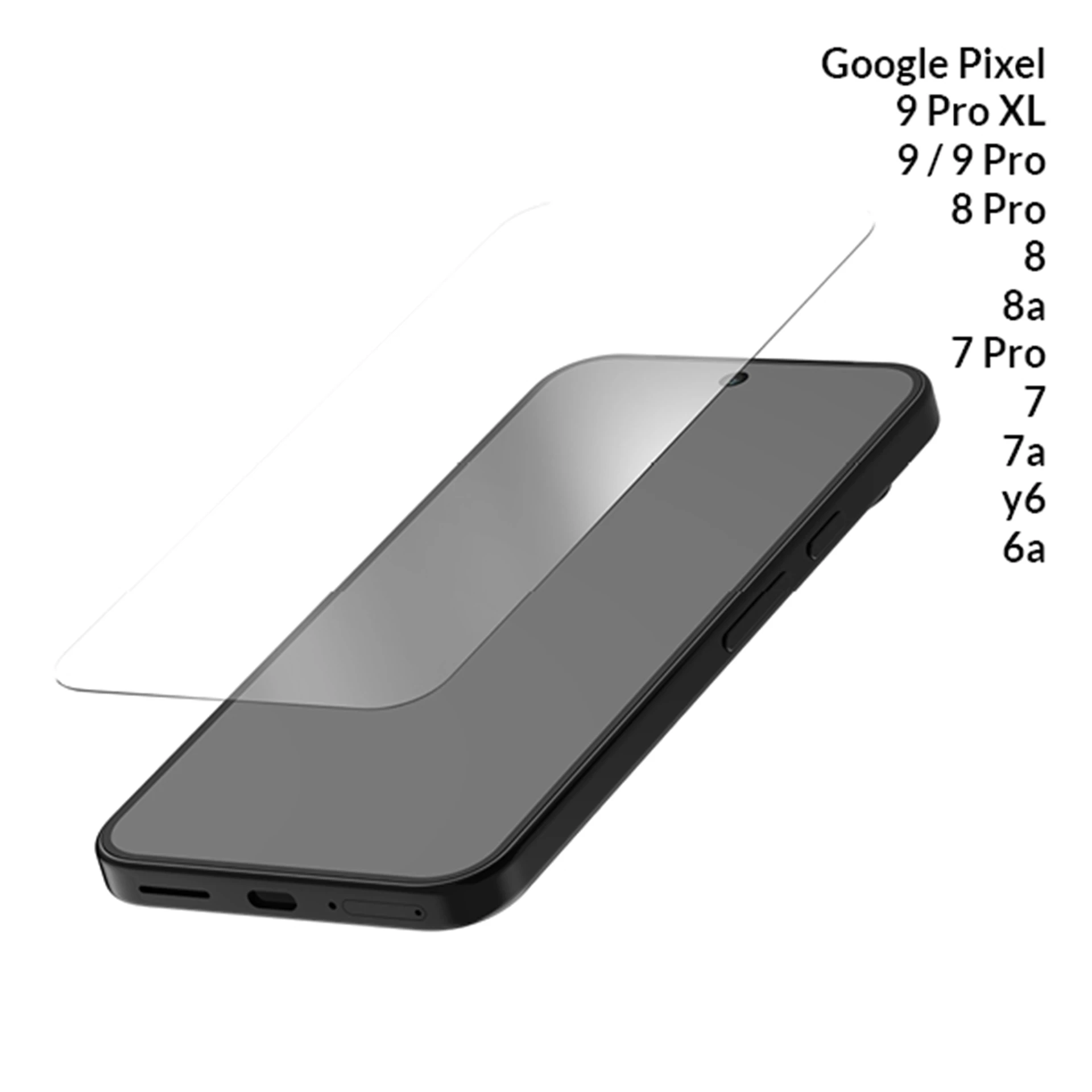 Quad Lock Pixel Screen Protector Alle