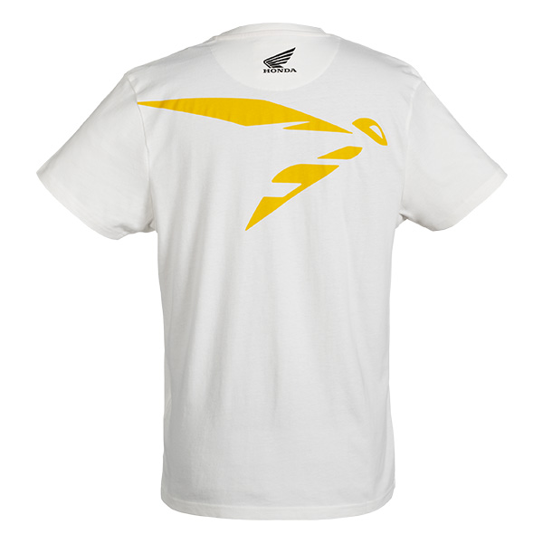 08AUD TEE 014B BACK HONDA TRIBUTE HORNET TEE WHITE