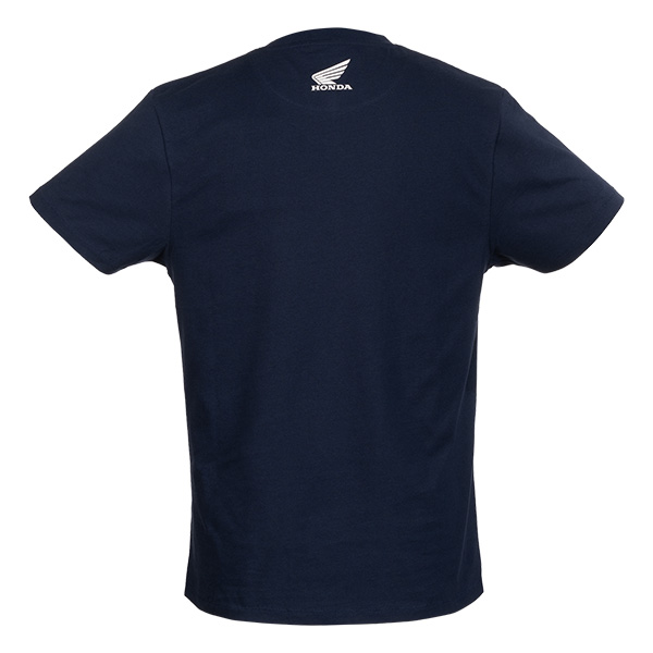 08AUD TEE 012 BACK HONDA TRIBUTE MONKEY TEE BLUE