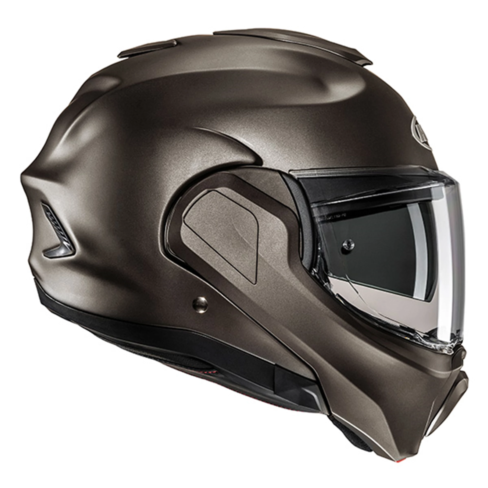 F100 SOLID SEMI FLAT TITANIUM 5 HJC Full Fa
