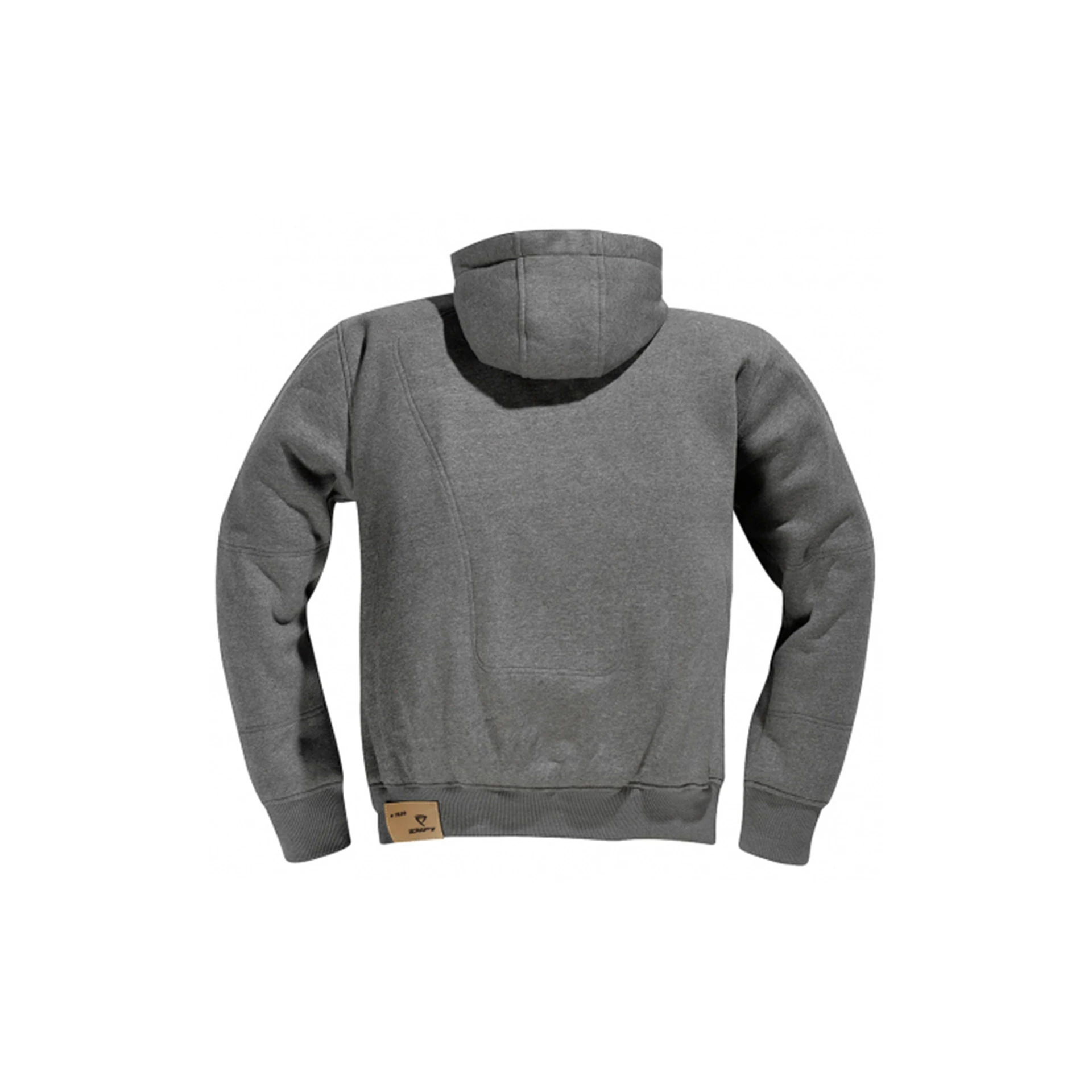 DIFI Hoodie Downtown Dark Grey Melange Back