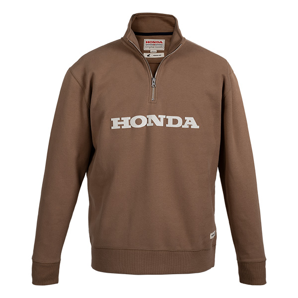 08AUD THD 002B FRONT HONDA HTG QUARTER ZIP SAND