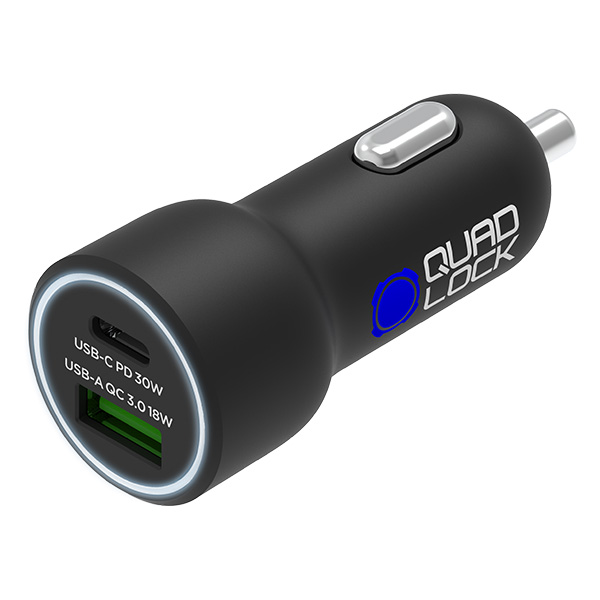 QLA DCC 2 48W Dual Car Charger RGB