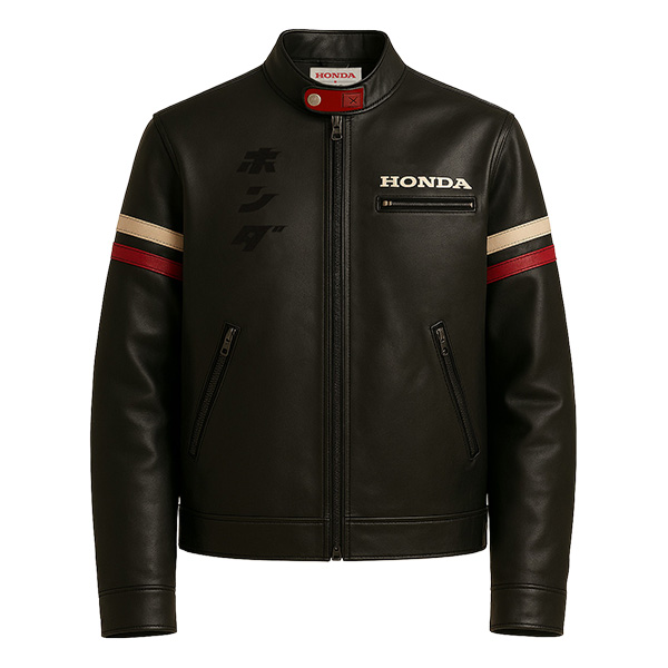 HONDA Heritage Giacca Pelle Flat Front