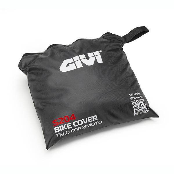 S204 Bike Cover Mounted On Close Givi